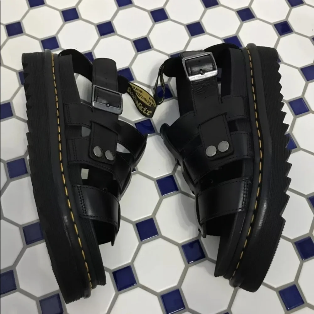 New Dr Martens Terry Sandal 12 or 13 black sandals